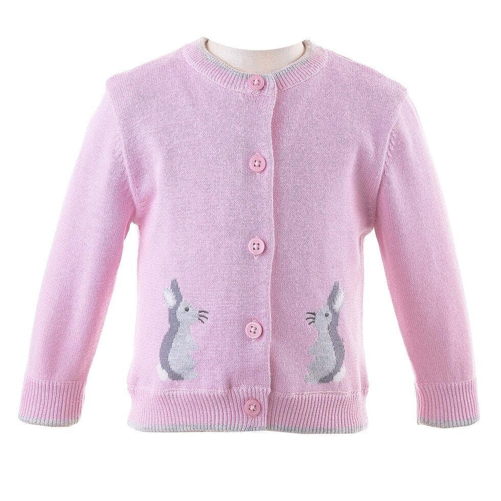 Bunny Intarsia Cardigan