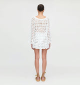 The Kaya Short - White Broderie