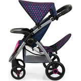 Bayer Design Dolls: Twin Star Stroller - Blue
