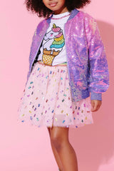 Rainbow Metallic Tutu