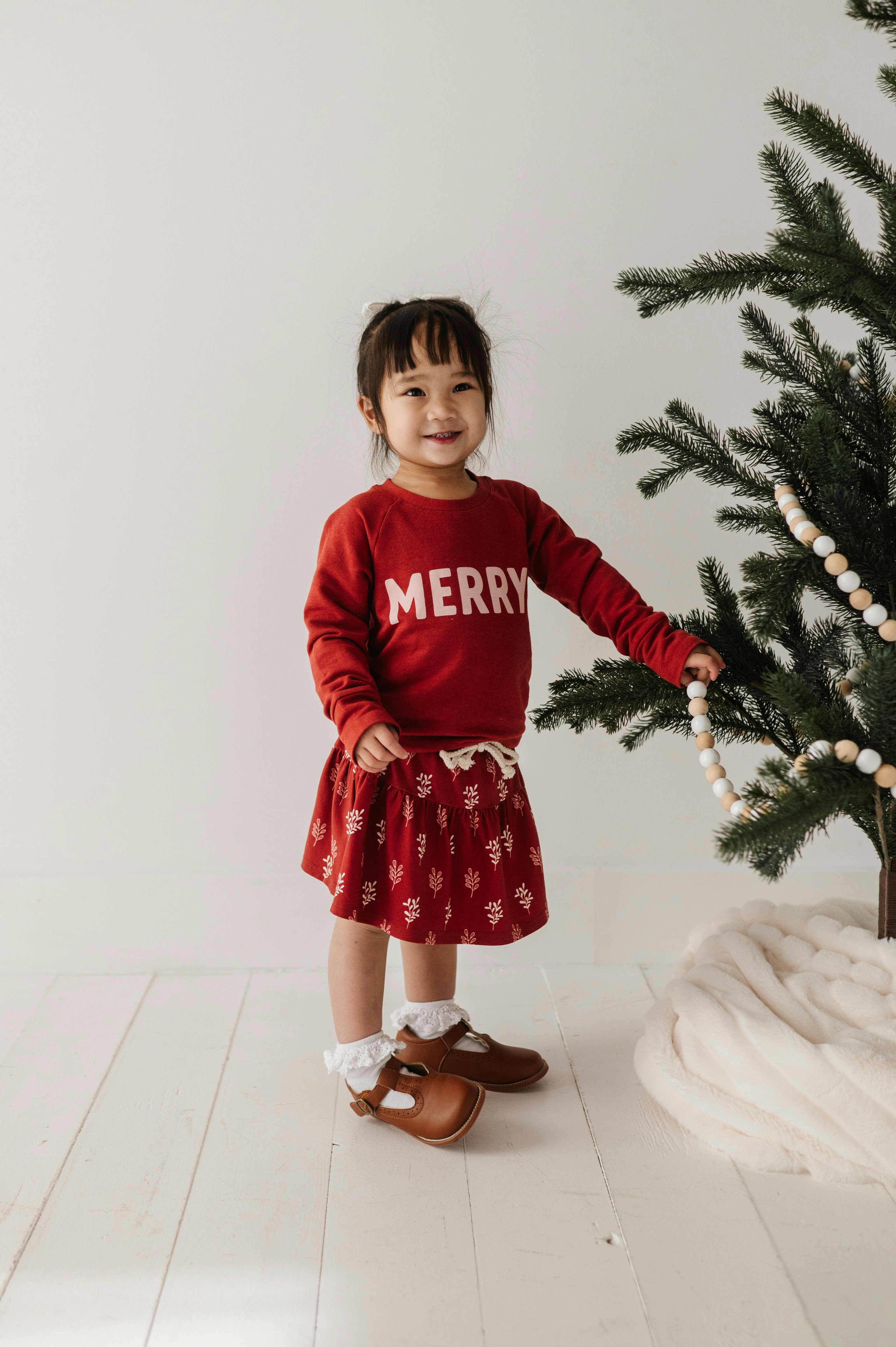 Girl's Skort in Holly