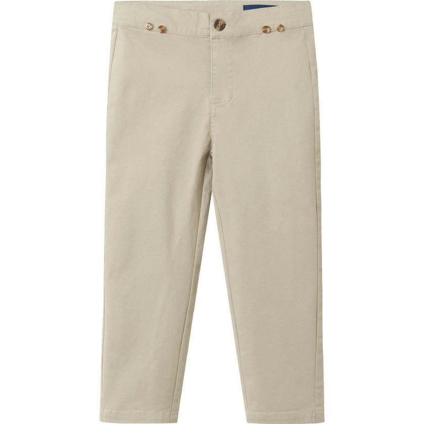 Kids White Buttondown Bowtie and Suspenders Set