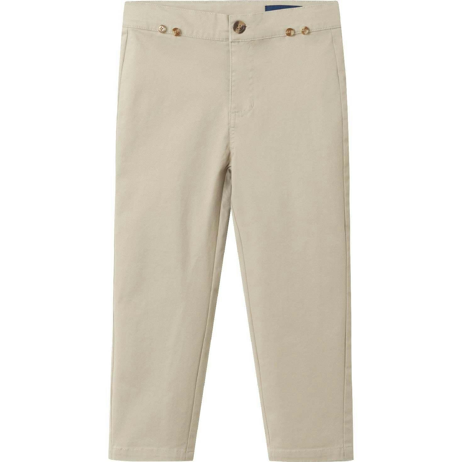 Kids White Buttondown Bowtie and Suspenders Set