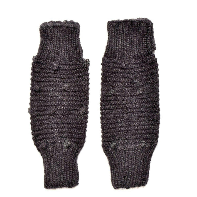 Hand Knit Pom Leg & Arm Warmers