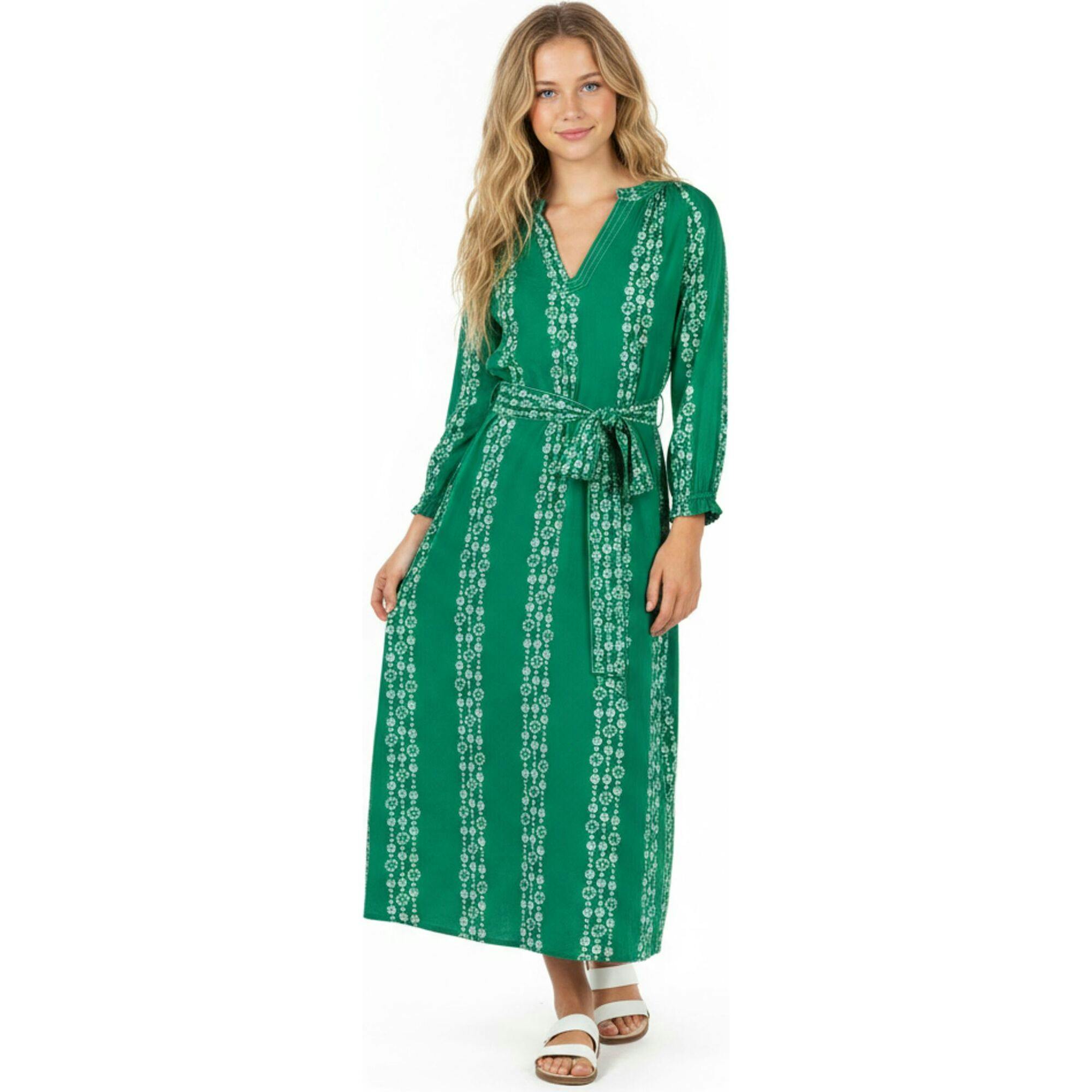 Anouk Women's Kaftan Jungle Seashells, Green