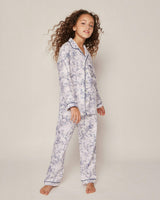 Kid's Twill Pajama Set in Timeless Toile