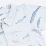 Little Whales - Polo Shortie & Bandana Bib