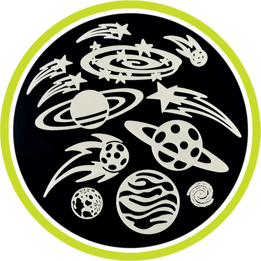 The Original Glowstars: Cosmic Glow Galaxy Self-Adhesive Pads for Décor