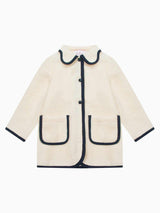 Ivory Sophia Girl Coat