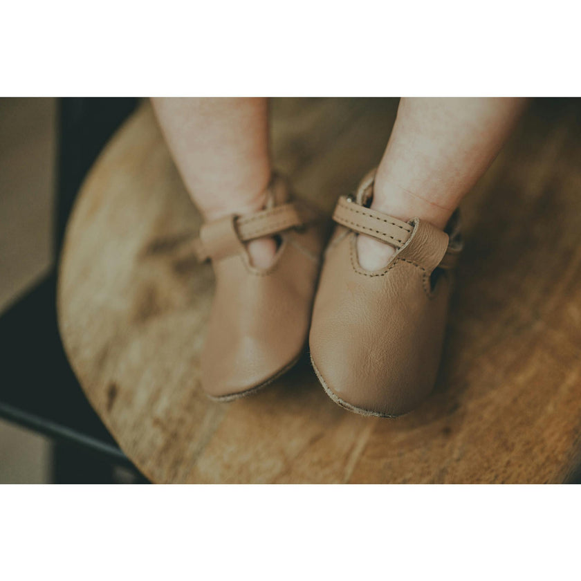 Elia Leather T-Bar Shoes