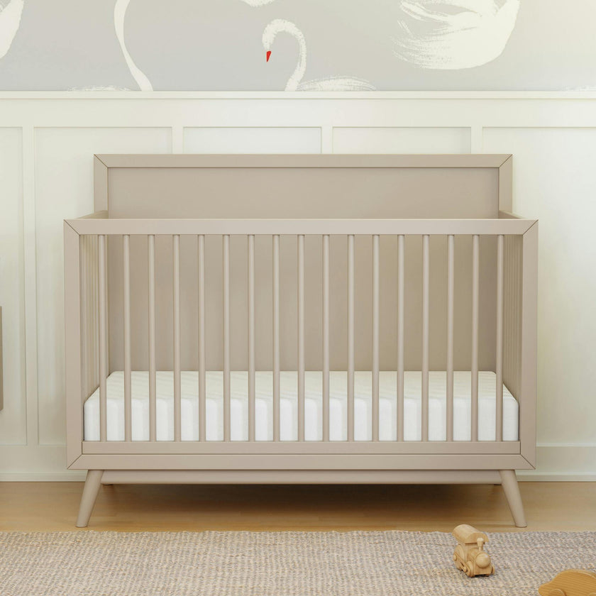 Palma 4-In-1 Convertible Crib With Toddler Bed Conversion Kit