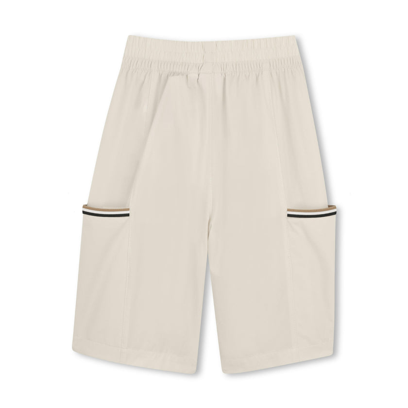 Beige Lightweight Hooded Set