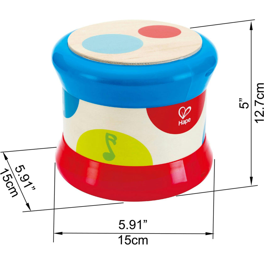 Baby Drum Colorful Rolling Musical Instrument Toy