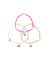 Pretty in Pink Hearts Bracelet Set