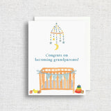 Congrats on Becoming Grandparents Greeting Card