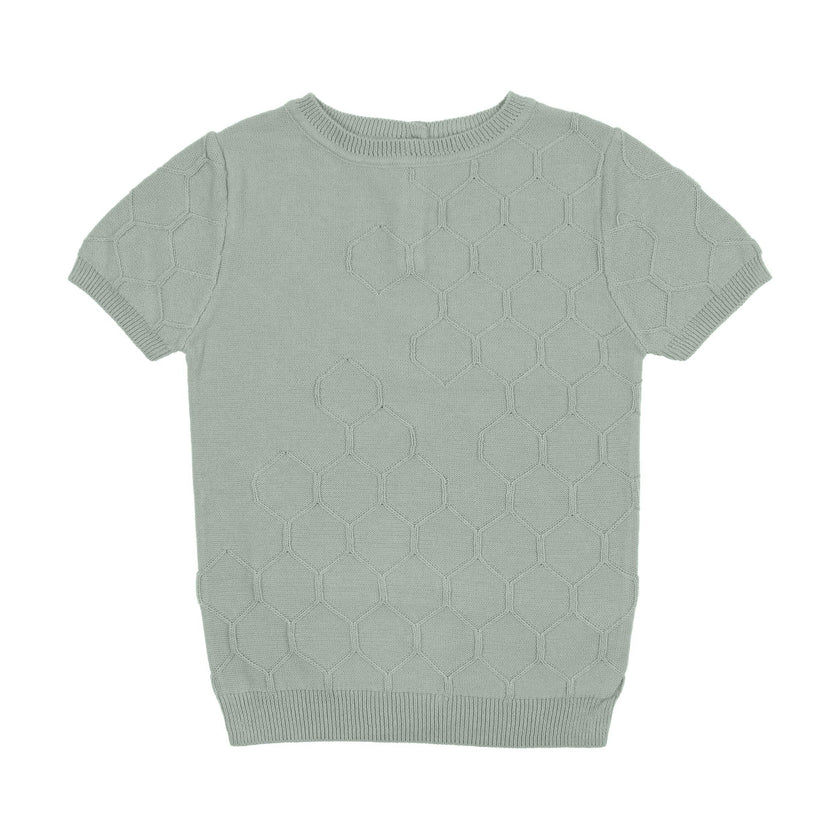Boys Honeycomb Knit Shirt