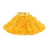 Yellow Canary Bow Tulle Skirt