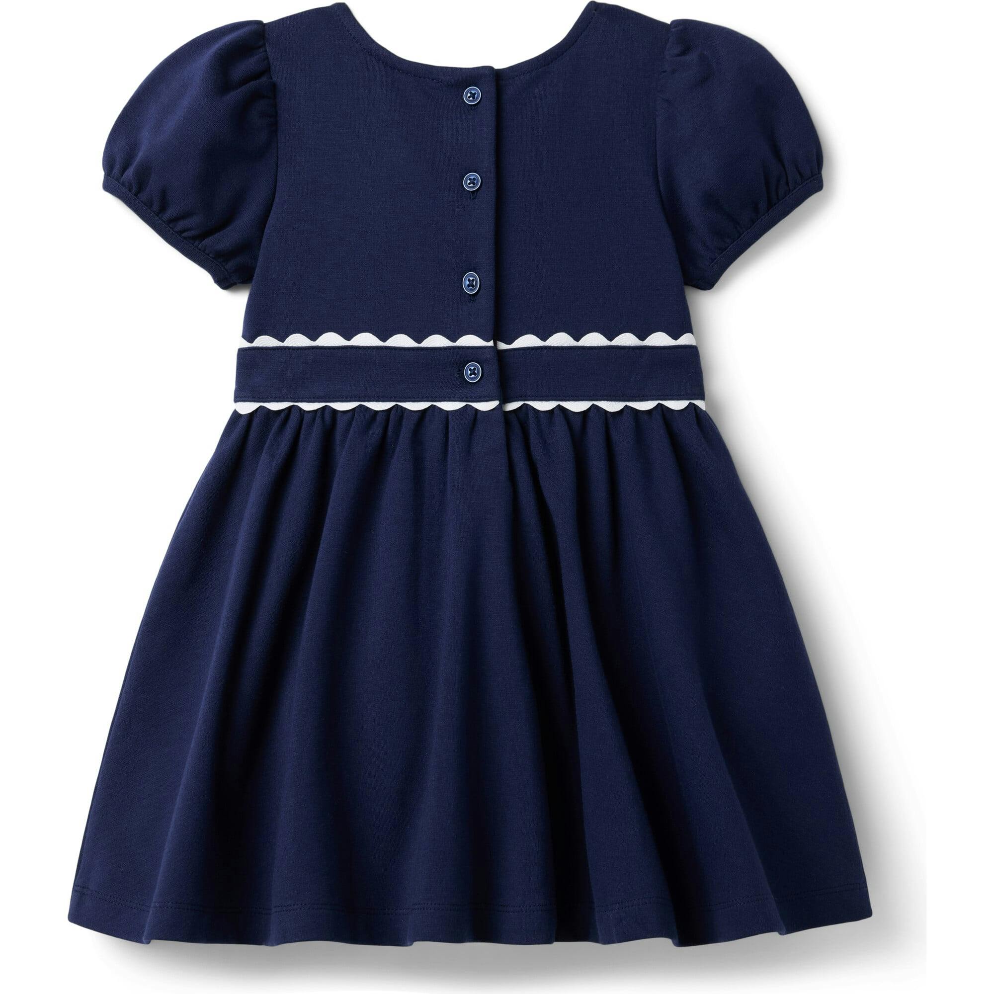 Ruffle Sleeve Ponte Dress