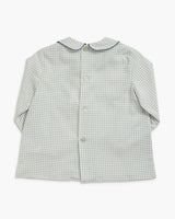 Darius Shirt Dusty Blue Vichy