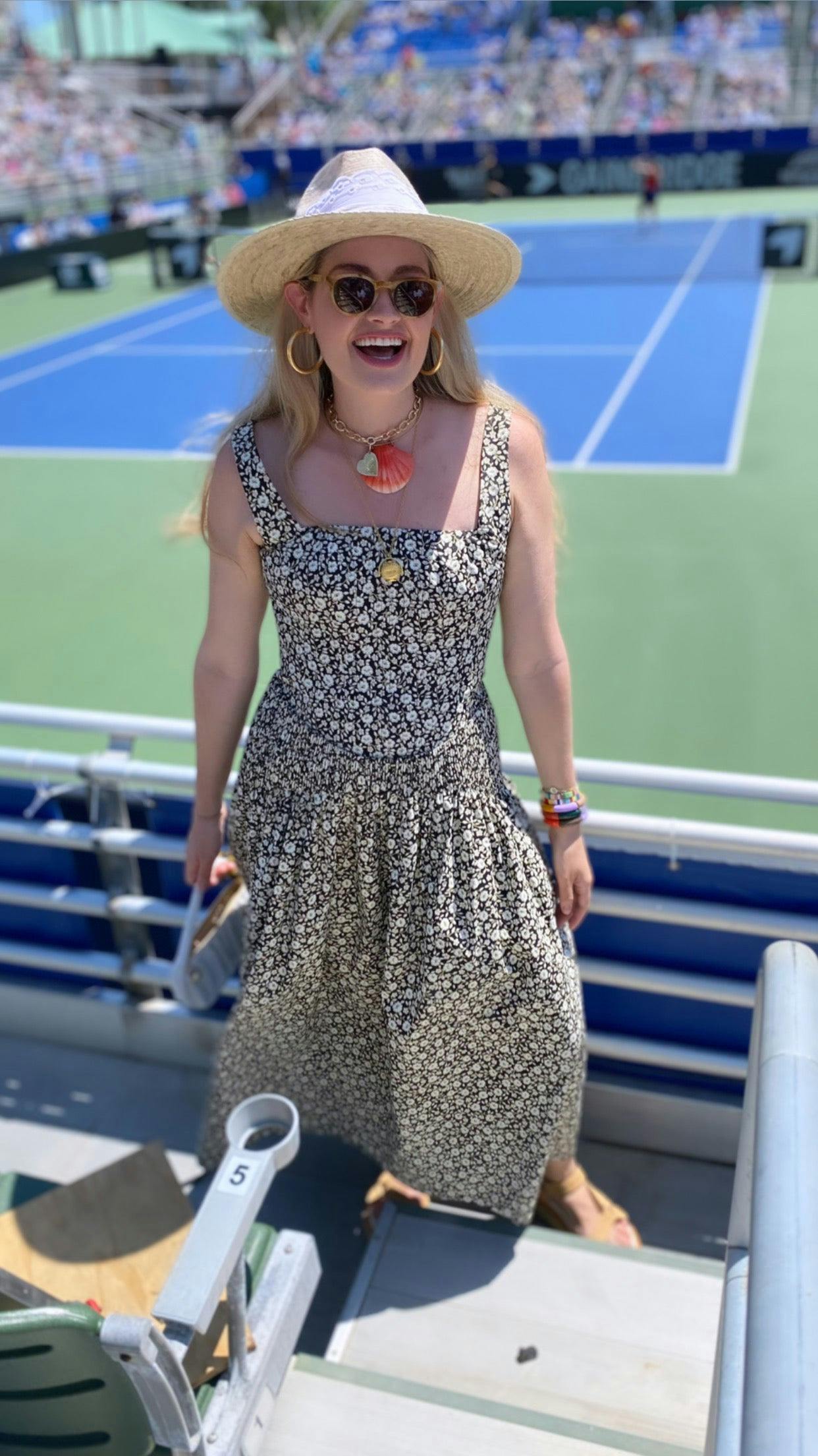 Zinnia Sun Hat - Long & Thin Vintage Eyelet Lace Ribbon