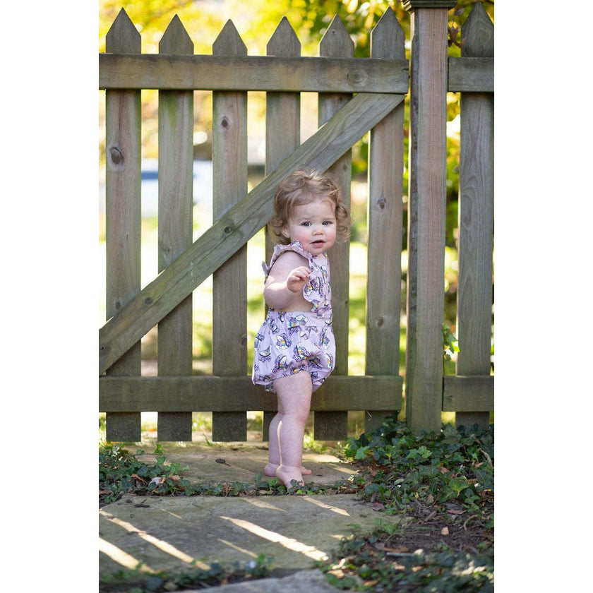 Bubble Romper in Roller Skates
