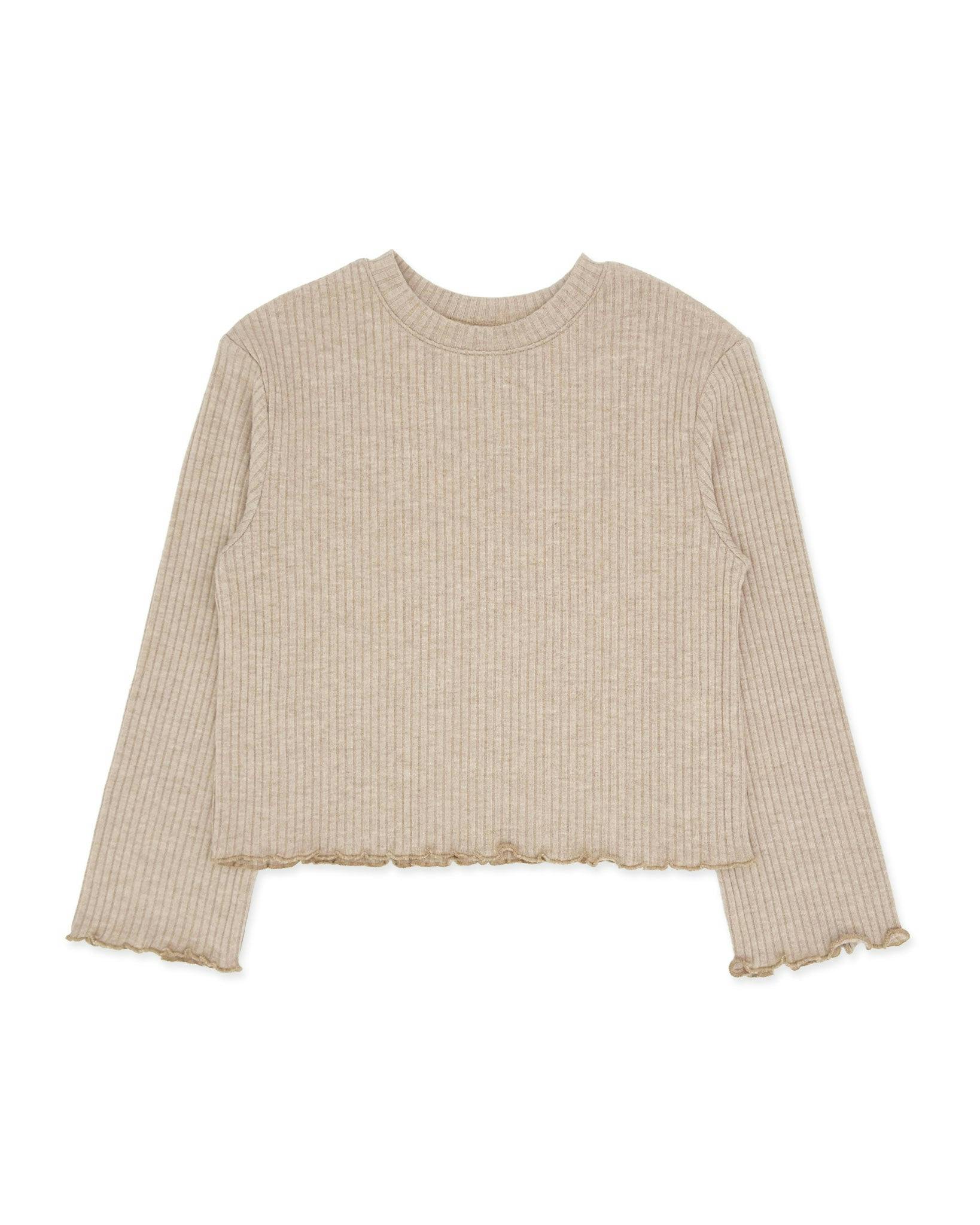 Ruby Top - Cocoa Brushed Rib
