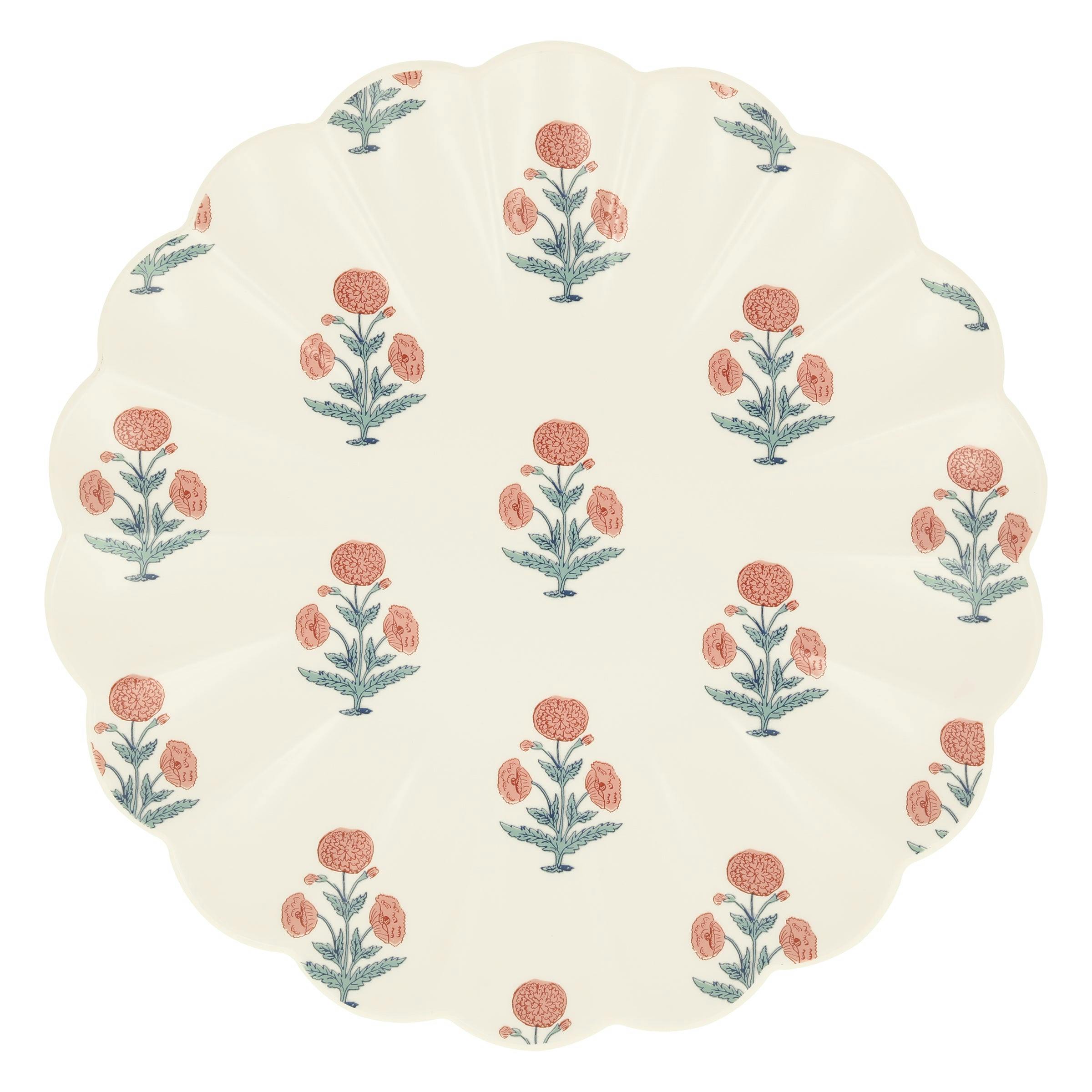 Meri Meri x Molly Mahon Patterned Reusable Large Plates