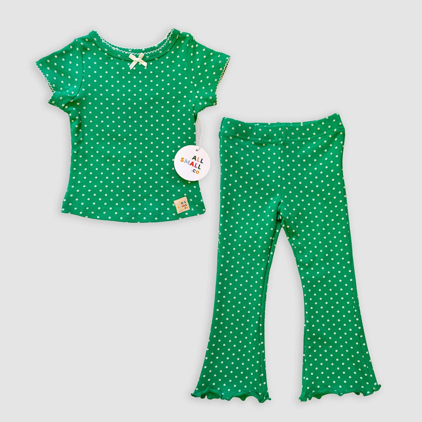 Baby Tee and Flared Legging Set