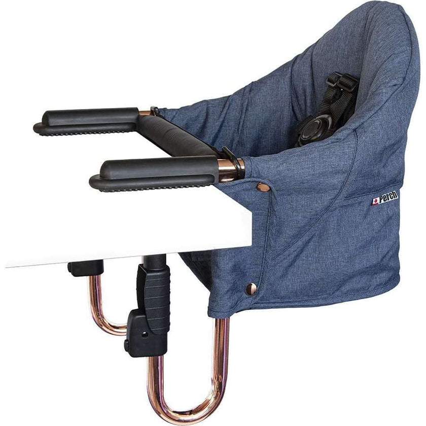 Perch Hanging High-Chair - Copper Blue (Rose Gold