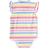 Rainbow Stripe Onesie with Bows