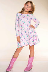 Simply Soft Long Sleeve Scoop Back Be Happy Dress