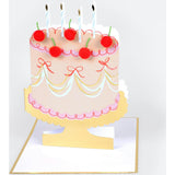 Cherry Cake Birthday Card