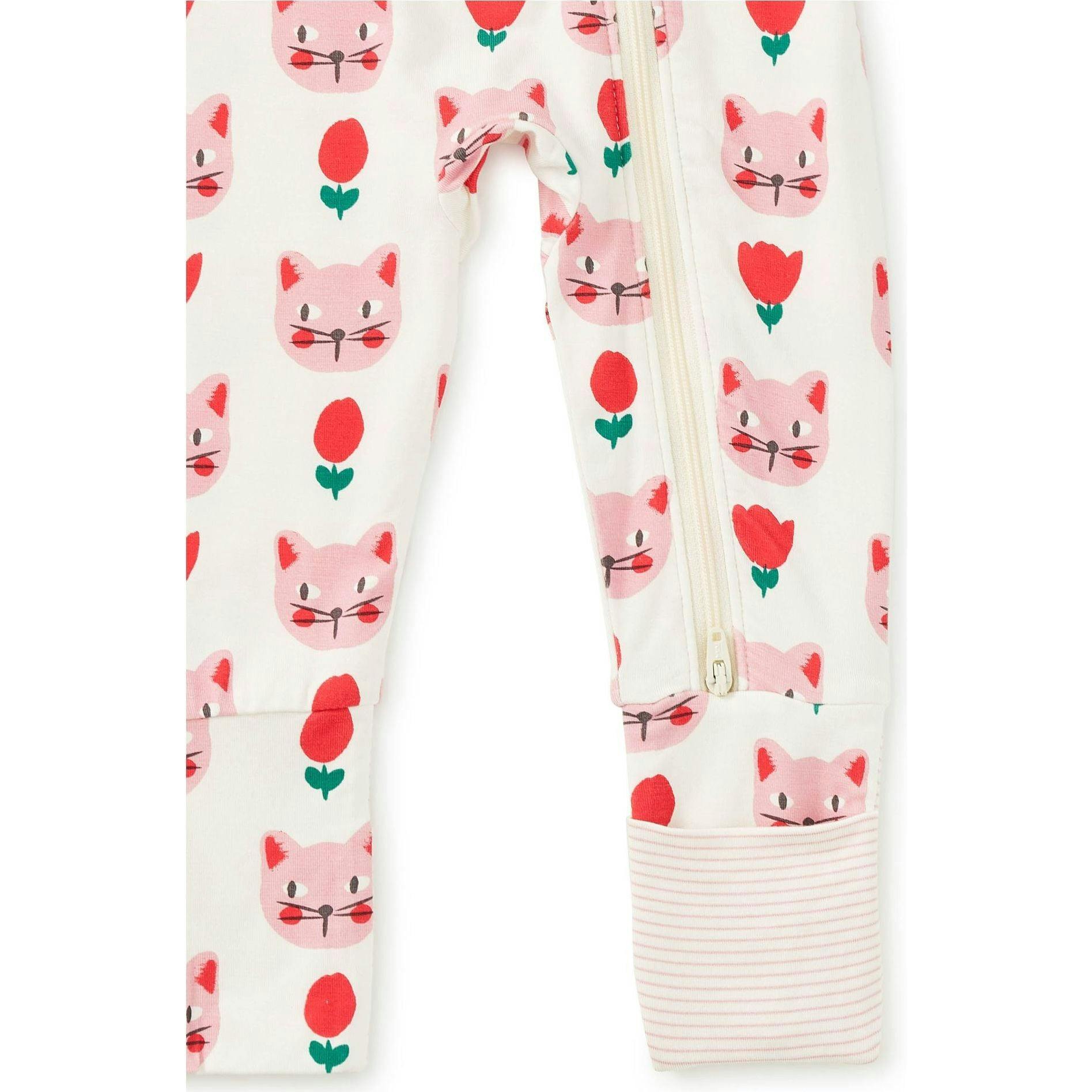 Footed Baby Romper, Pink