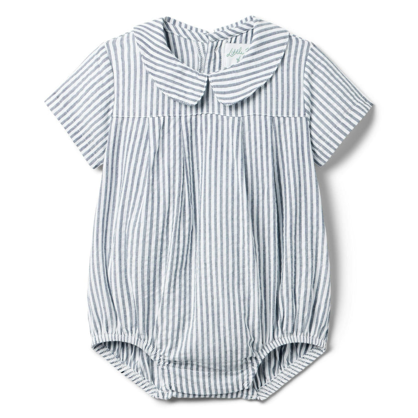 Brody Bubble - Navy Ticking Stripe