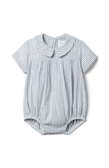 Brody Bubble - Navy Seersucker