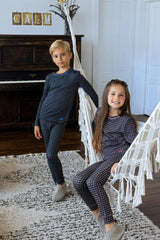 Bamboo Pattern Loungewear Set, Girls