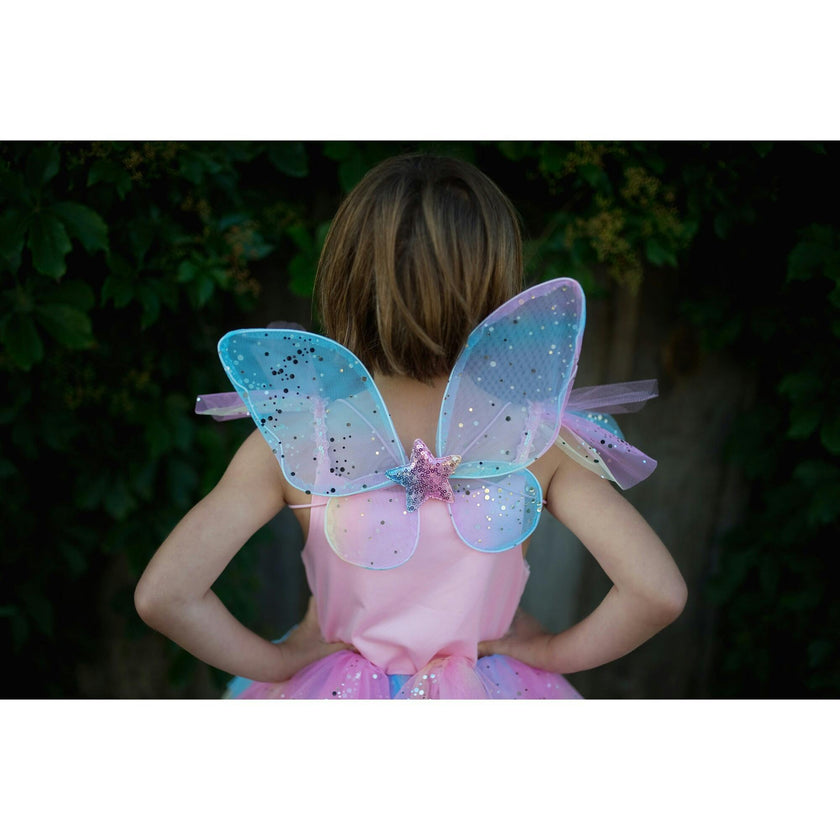 Rainbow Fairy Dress & Wings
