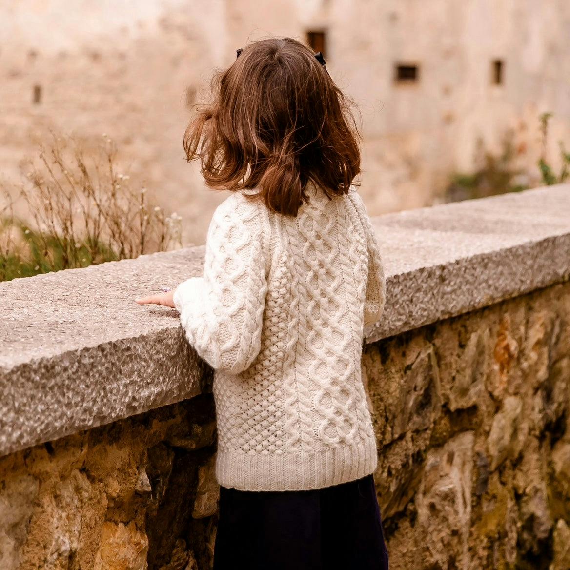 Belsize Merino Cardigan - Milk