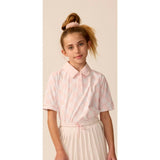Tech Play Polo in Pink Check