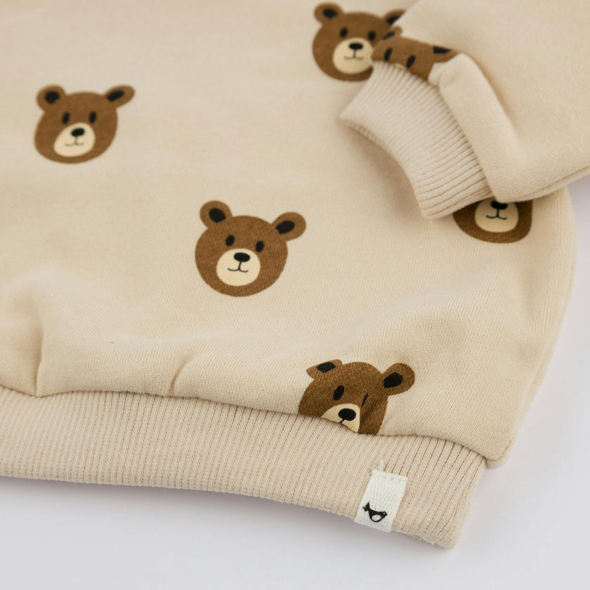 Teddy Face Print Brooklyn Boxy