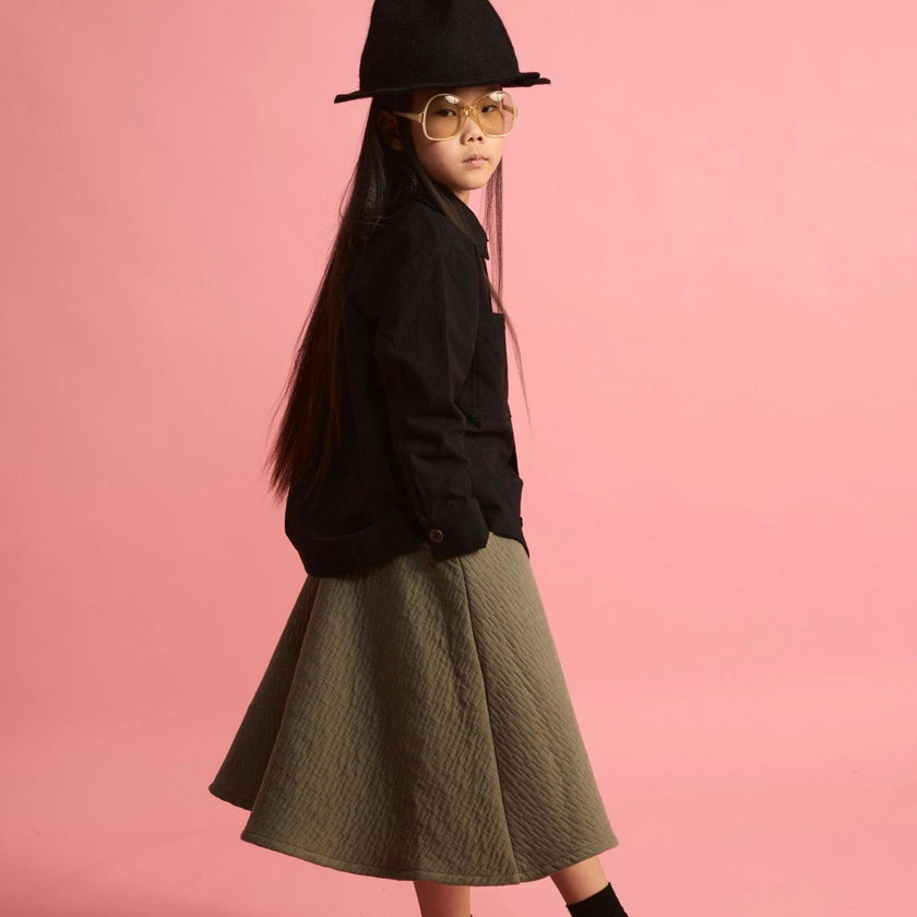 Dune Circle Skirt Dark Green