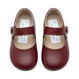 Emma Pre-Walker Baby Shoes - Burgundy