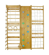 Walnut | Swedish Ladder Jungle Gym - Wall Mounted