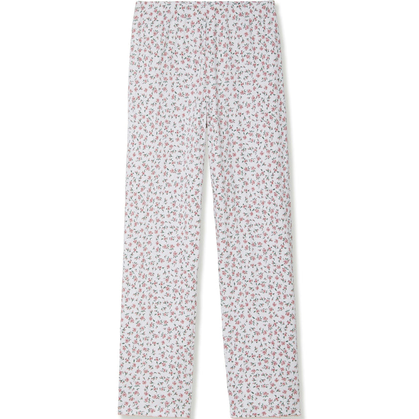 Women's Pointelle Pant in Pink Floral