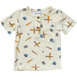 Boy's Short Sleeve Henley Shirt