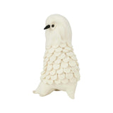 Snowy Owl Handmade Hand Felted Wool Christmas Tree Topper Arcadia Home