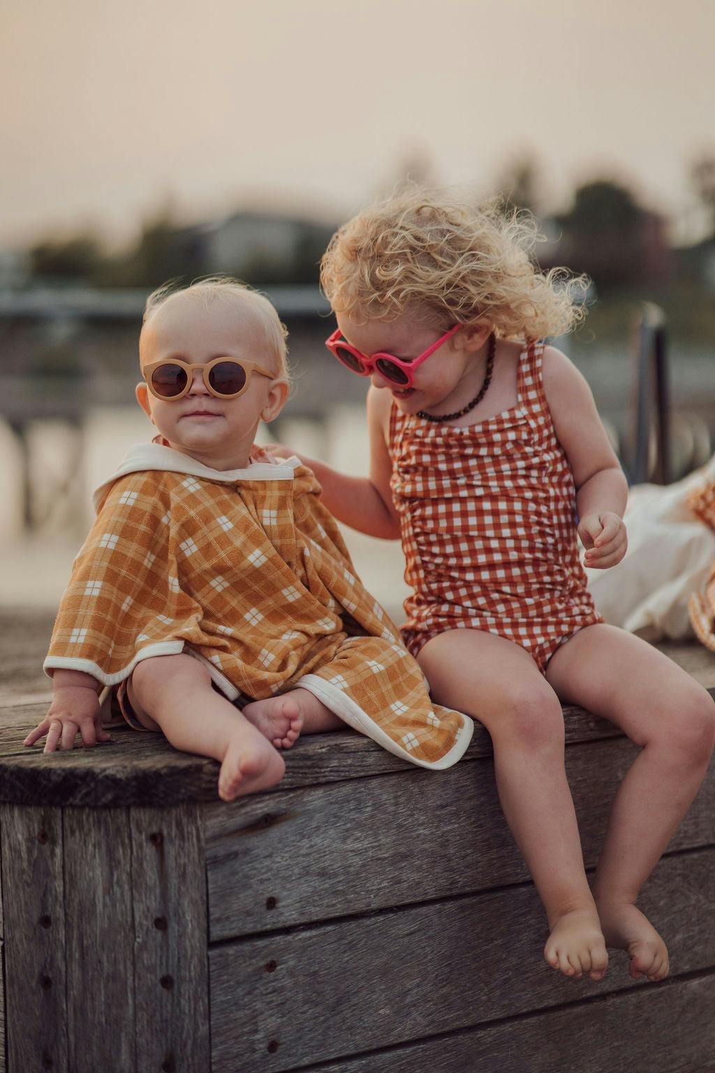 Classic | Sustainable Sunglasses | Plant-Based Bendable Polarized - Baby | 0-2 Y | Buckwheat