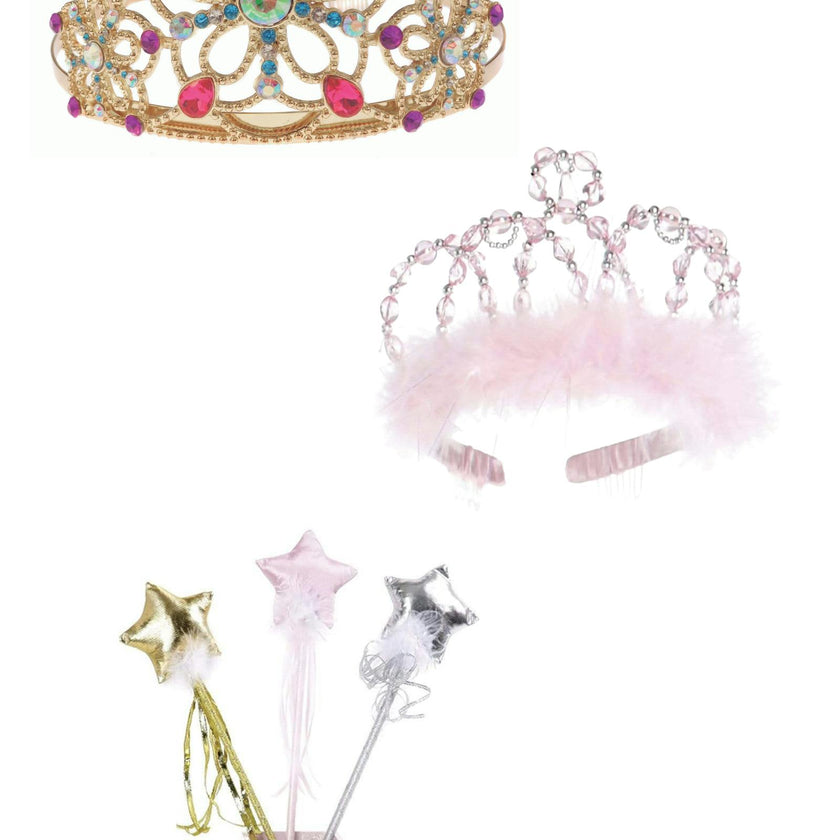 Fancy Princess Tiara Deluxe Accessory Bundle