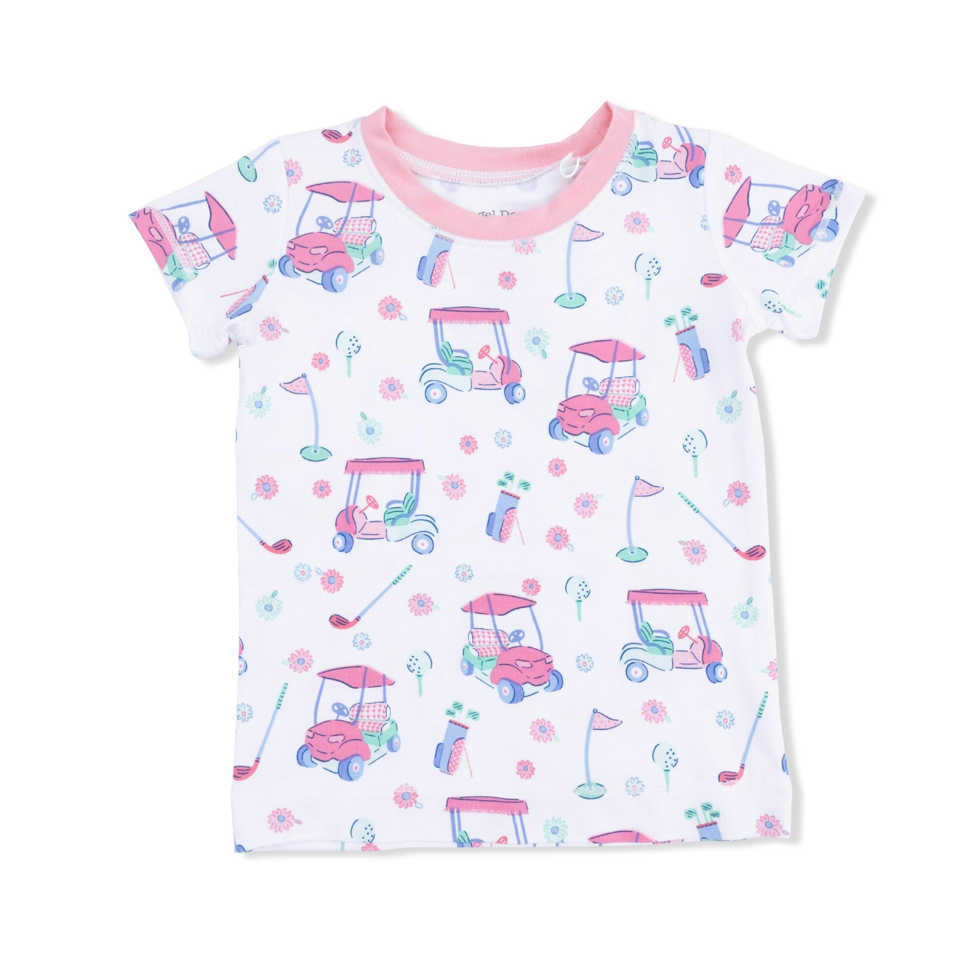 Golf Carts and Flowers - Loungewear Short Set