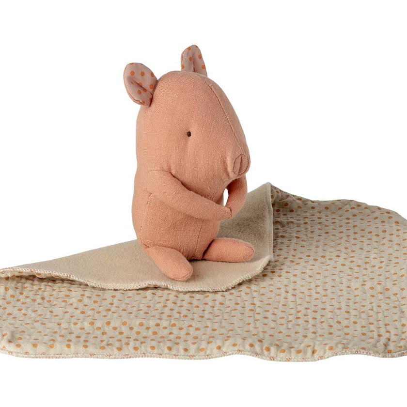 Lullaby friends, Pig, Mini - Rose